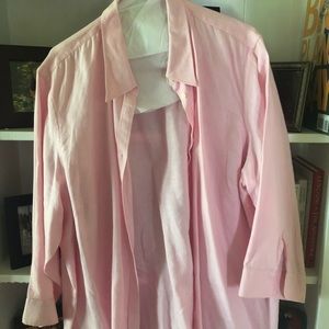Pink linen shirt